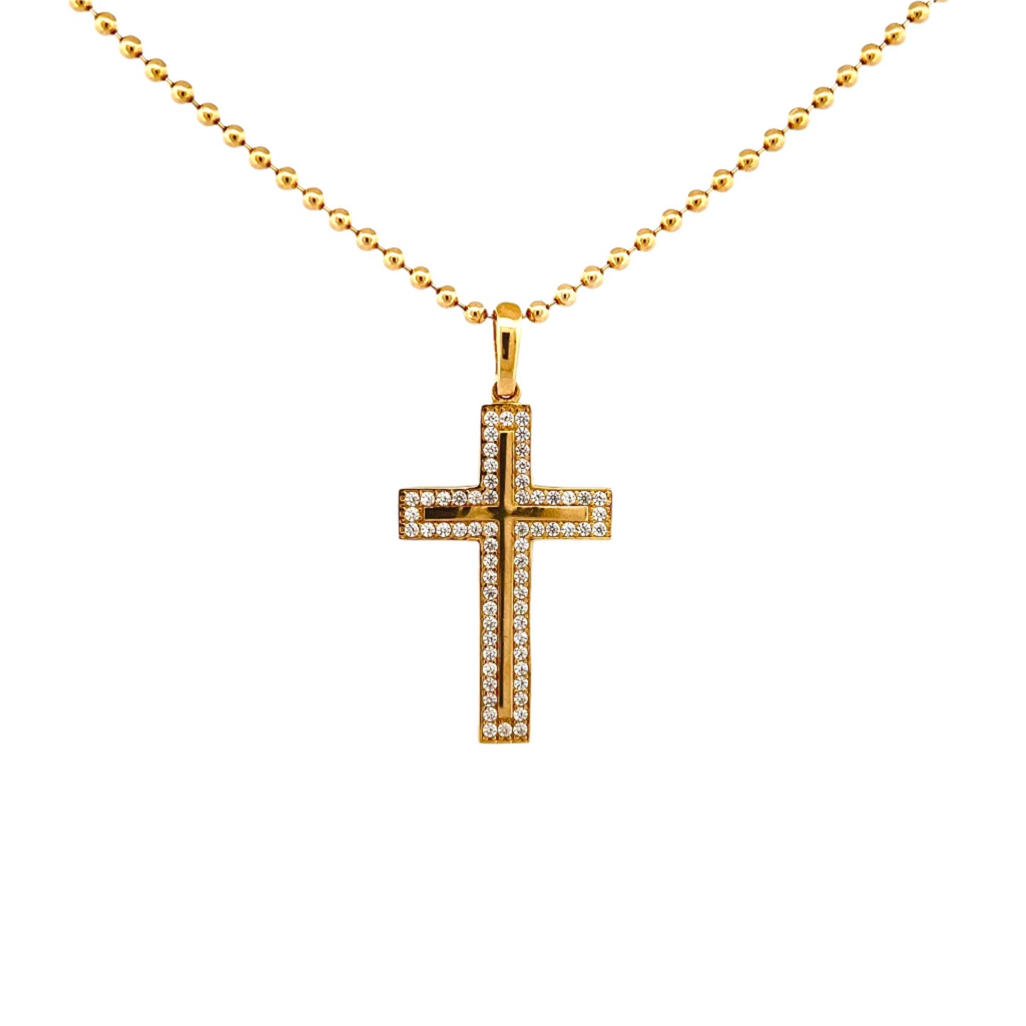 ZLATÝ PŘÍVĚSEK - LUX CROSS